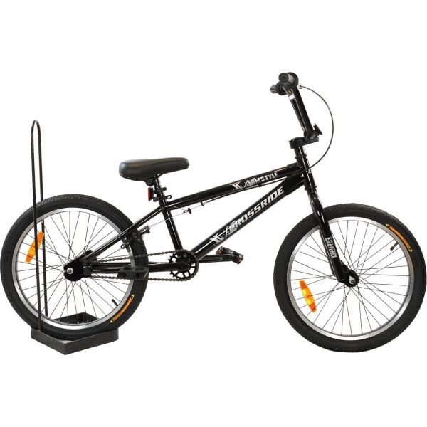 

Трюковый велосипед BMX 20 дюймов Crossride ЧЕРНЫЙ Freestyle Hi-ten X ВЕЛОСИПЕД для трюков БМХ 20" Кроссрайд