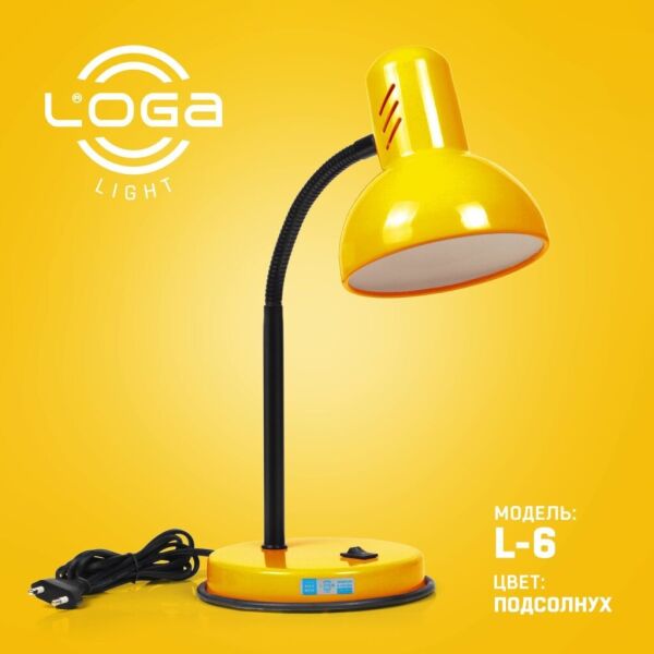 

Лампа настольная LOGA Е-27 Подсолнух L-06