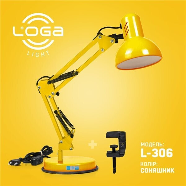 

Лампа настольная Пантограф LOGA Е-27 Подсолнух L-306