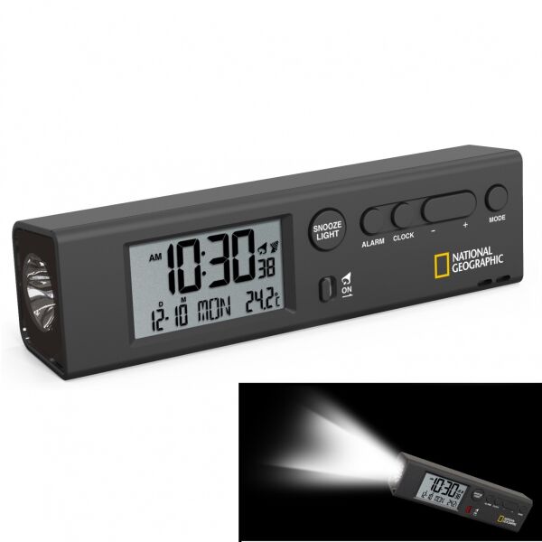 

Часы National Geographic Thermometer Flashlight Black (9060300)