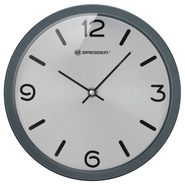 

Часы настенные Bresser MyTime Silver Edition Digit Grey (8020316MSN000)