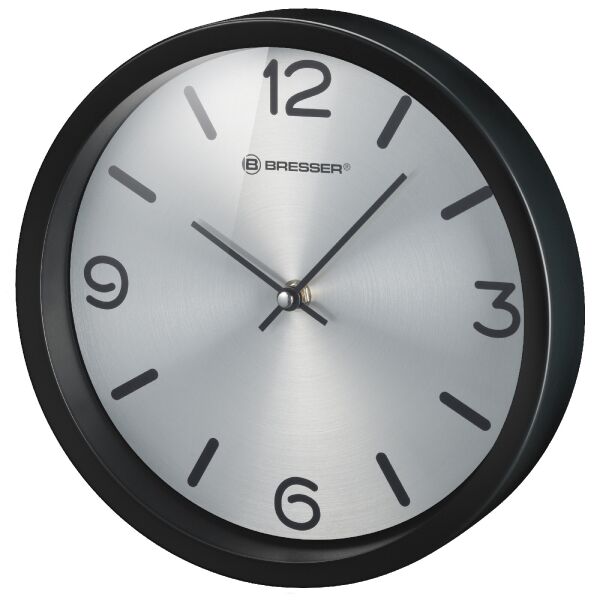 

Часы настенные Bresser MyTime Silver Edition Digit Black (8020316CM3000)