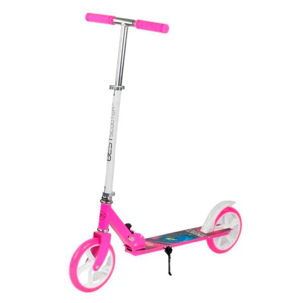 

Самокат двухколесный складной Best Scooter 54701 Белый с розовым