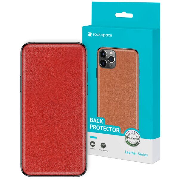 

Наклейка на заднюю панель RockSpace Leather Series для Samsung Galaxy M30s (M307) / M21 (M215) - Red