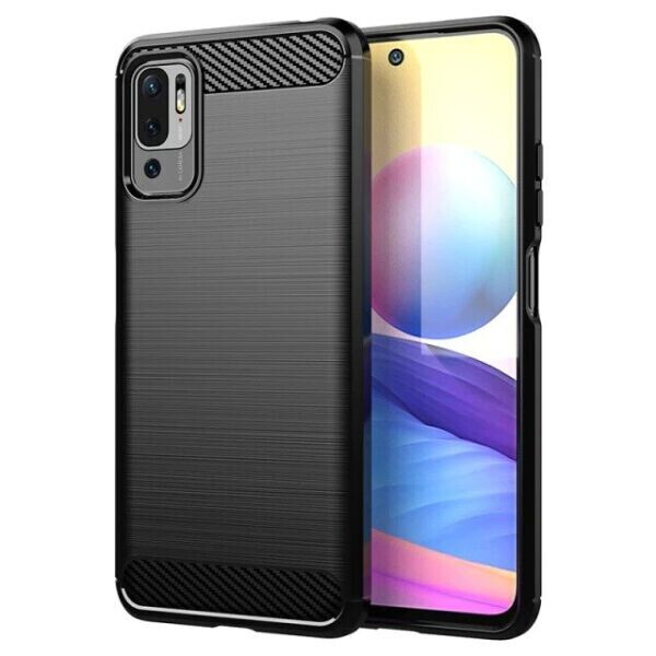 

Защитный чехол UniCase Carbon для Xiaomi Redmi Note 10 5G / Poco M3 Pro - Black