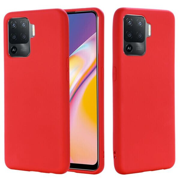 

Защитный чехол Deexe Silicone Case для OPPO Reno 5 Lite - Red