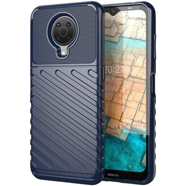 

Защитный чехол Deexe Thunder Series для Nokia G10 / G20 - Blue