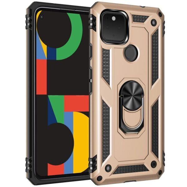 

Защитный чехол Deexe Armor Case для Google Pixel 4a 5G - Gold