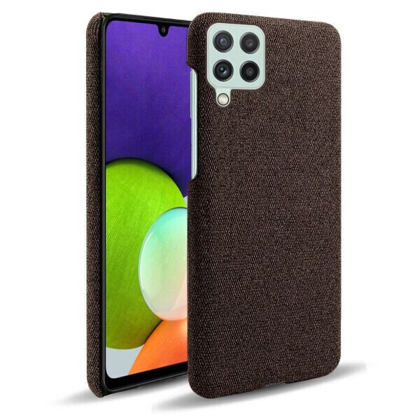 

Защитный чехол KSQ Cloth Style для Samsung Galaxy A22 (A225) - Coffee