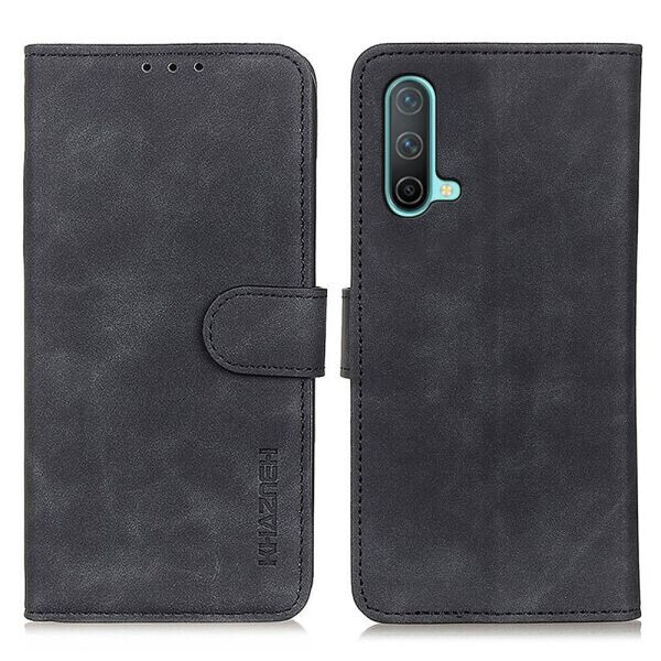 

Чехол-книжка KHAZNEH Retro Wallet для OnePlus Nord CE - Black