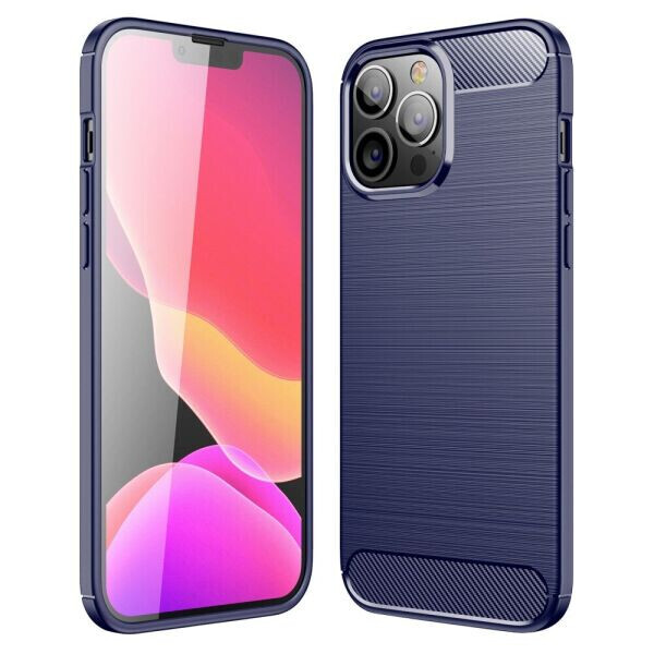 

Защитный чехол UniCase Carbon для Apple iPhone 13 Pro Max - Blue