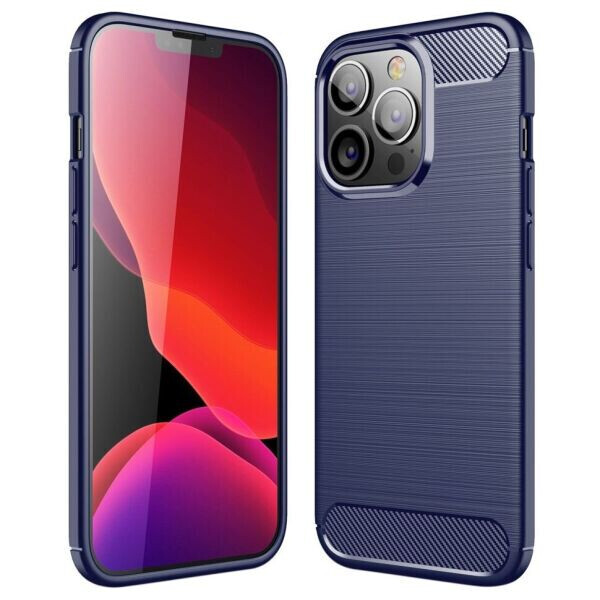 

Защитный чехол UniCase Carbon для Apple iPhone 13 Pro - Blue