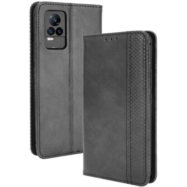 

Чехол Deexe Retro Style для VIVO V21e - Black