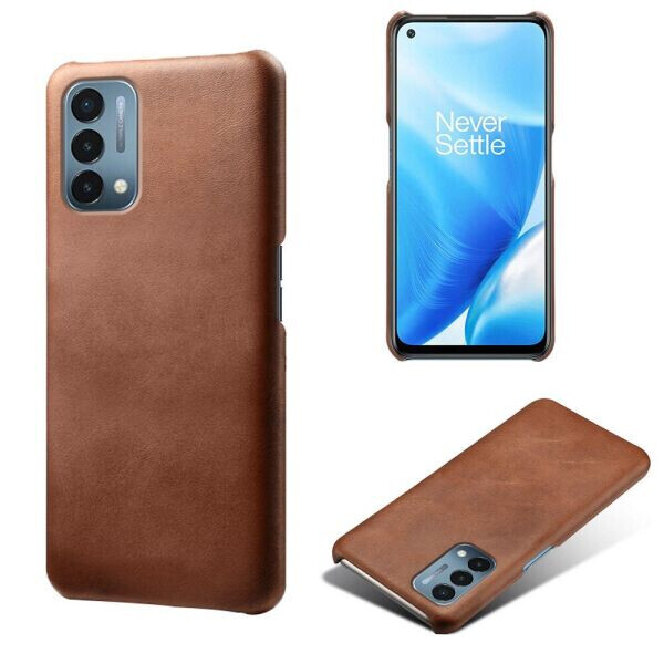 

Защитный чехол KSQ Leather Cover для OnePlus Nord N200 - Brown