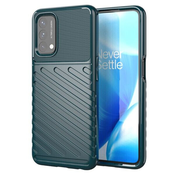 

Защитный чехол Deexe Thunder Series для OnePlus Nord N200 - Green
