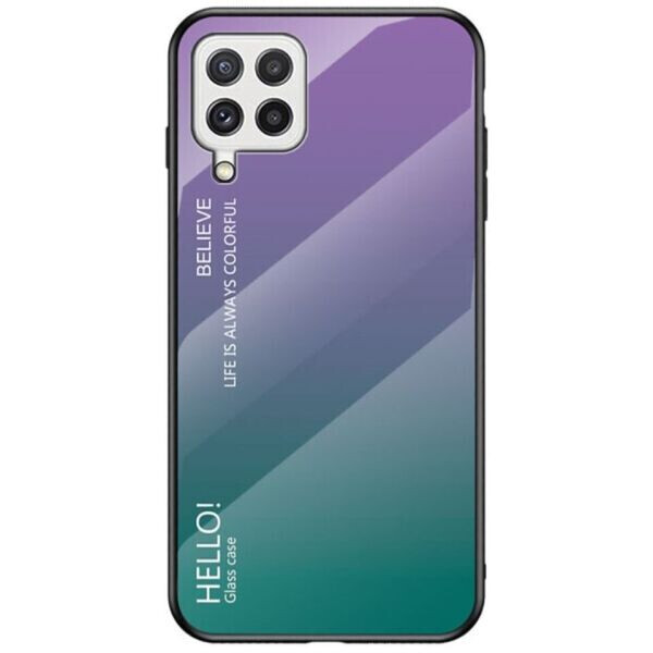 

Защитный чехол Deexe Gradient Color для Samsung Galaxy A22 (A225) - Purple / Green