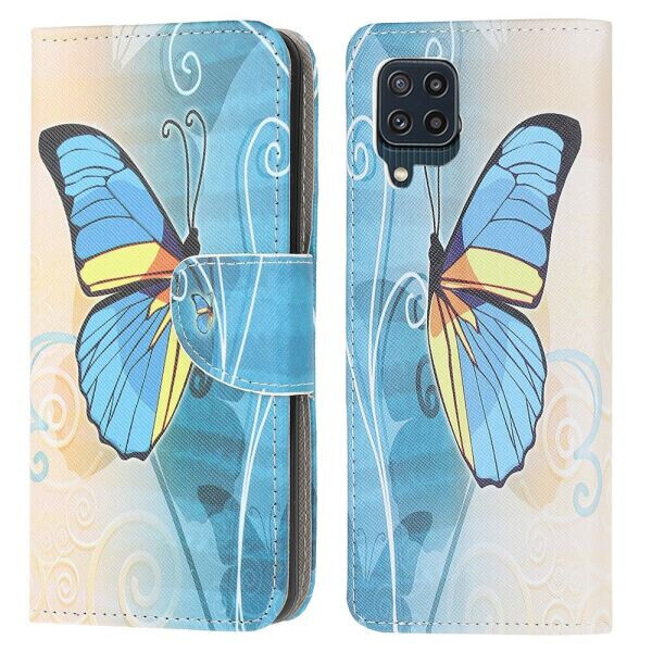 

Чехол-книжка Deexe Color Wallet для Samsung Galaxy M32 (M325) - Blue Butterfly