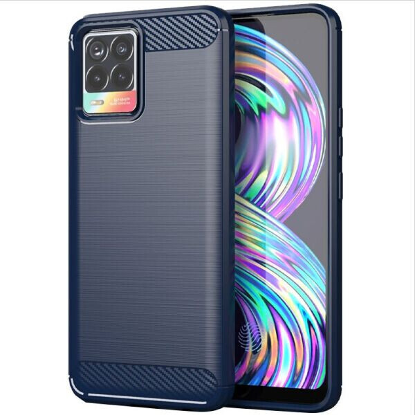 

Защитный чехол UniCase Carbon для OPPO A54 - Blue