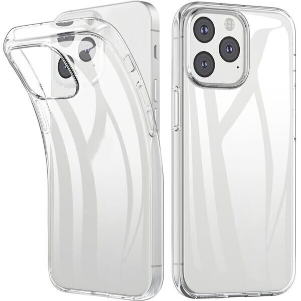 

Силиконовый (TPU) чехол Deexe UltraThin для Apple iPhone 13 mini - Transparent
