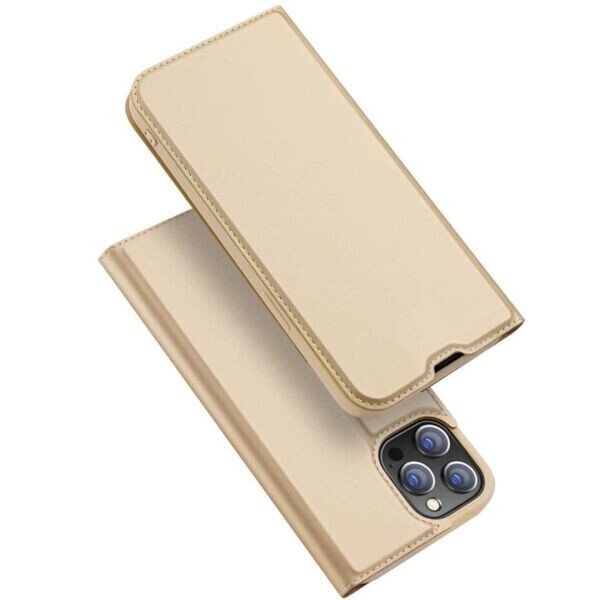 

Чехол-книжка DUX DUCIS Skin Pro для Apple iPhone 13 Pro Max - Gold