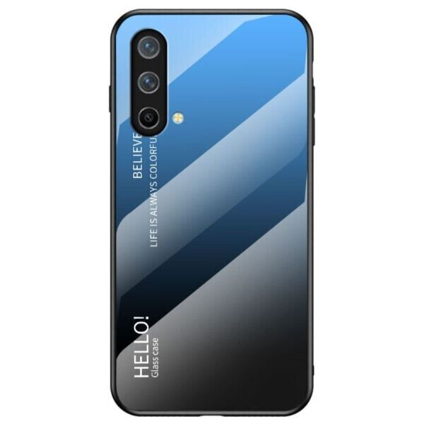 

Защитный чехол Deexe Gradient Color для OnePlus Nord CE - Black / Blue