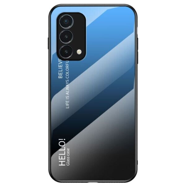 

Защитный чехол Deexe Gradient Color для OnePlus Nord N200 - Black / Blue