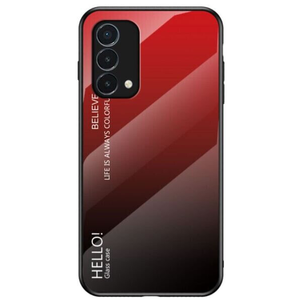 

Защитный чехол Deexe Gradient Color для OnePlus Nord N200 - Red / Black