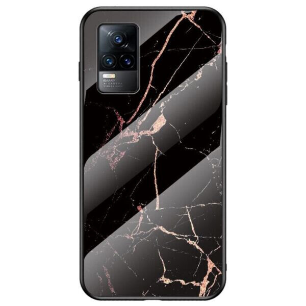 

Защитный чехол Deexe Gradient Pattern для VIVO V21e - Black / Gold