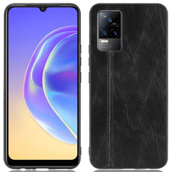 

Защитный чехол UniCase Leather Series для VIVO V21e - Black