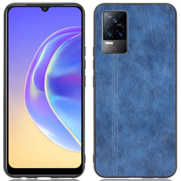 

Защитный чехол UniCase Leather Series для VIVO V21e - Blue
