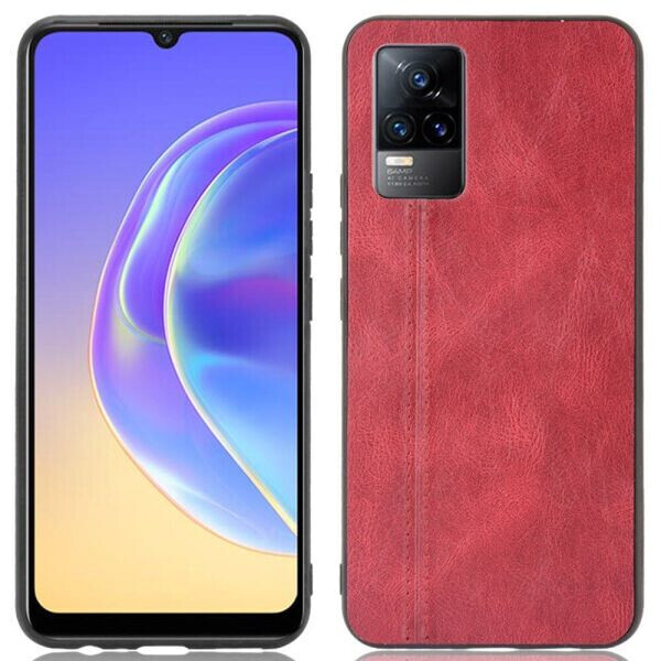 

Защитный чехол UniCase Leather Series для VIVO V21e - Red