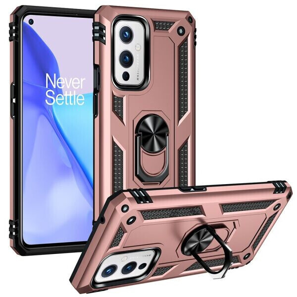 

Защитный чехол Deexe Armor Case для OnePlus 9 - Rose Gold