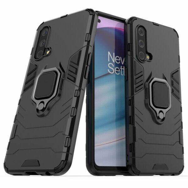 

Защитный чехол Deexe Hybrid Case для OnePlus Nord CE - Black