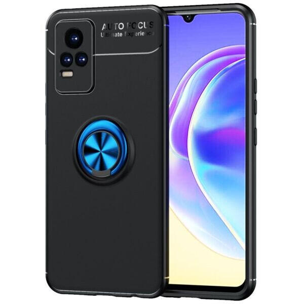 

Защитный чехол UniCase Magnetic Ring для VIVO V21e - Black / Blue