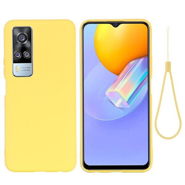 

Защитный чехол Deexe Silicone Case для VIVO Y31 / Y51 - Yellow