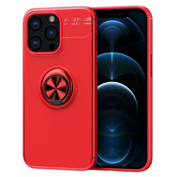 

Защитный чехол UniCase Magnetic Ring для Apple iPhone 13 Pro - Red