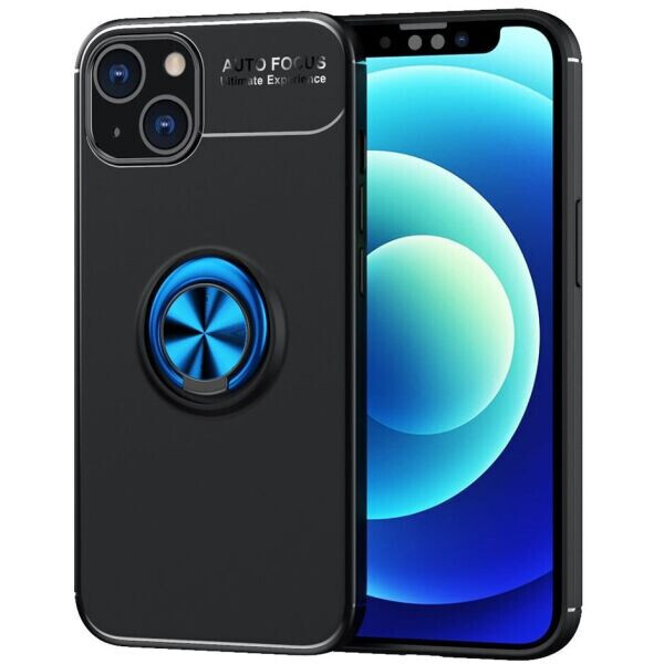 

Защитный чехол UniCase Magnetic Ring для Apple iPhone 13 mini - Black / Blue