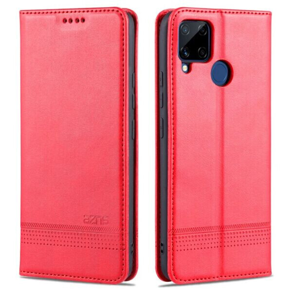 

Чехол-книжка AZNS Classic Series для Realme C15 - Red