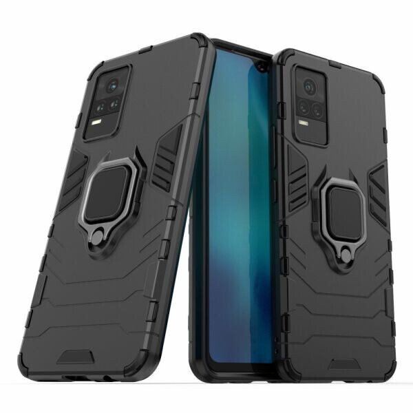 

Защитный чехол Deexe Hybrid Case для VIVO V21e - Black
