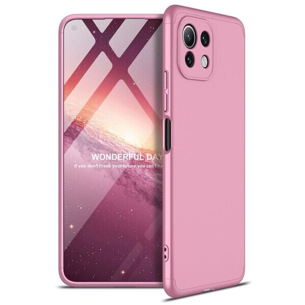 

Защитный чехол GKK Double Dip Case для Xiaomi Mi 11 Lite - Rose Gold
