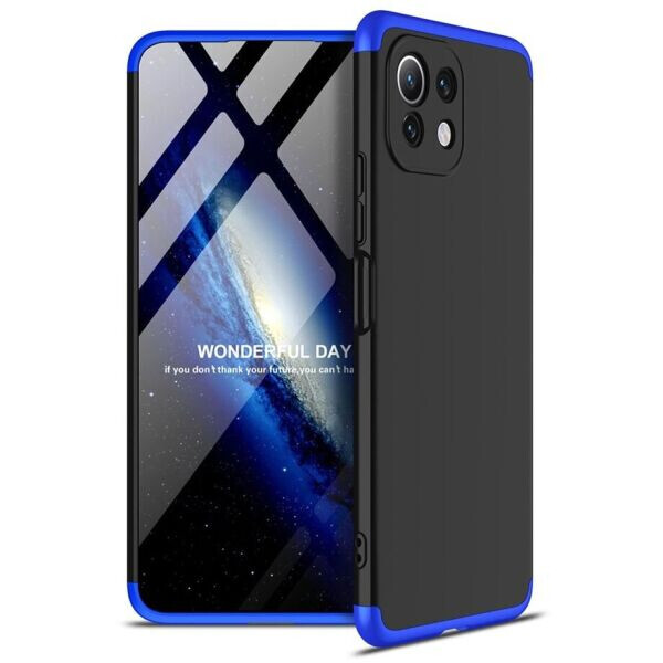 

Защитный чехол GKK Double Dip Case для Xiaomi Mi 11 Lite - Black / Blue