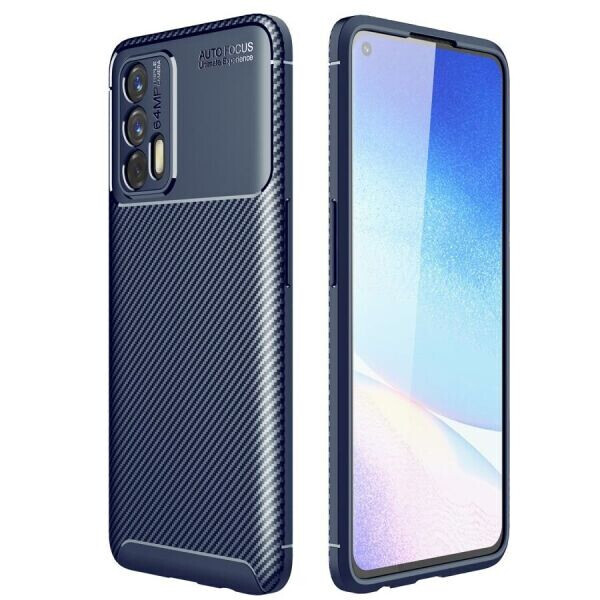 

Защитный чехол Deexe Fusion для Realme GT - Blue