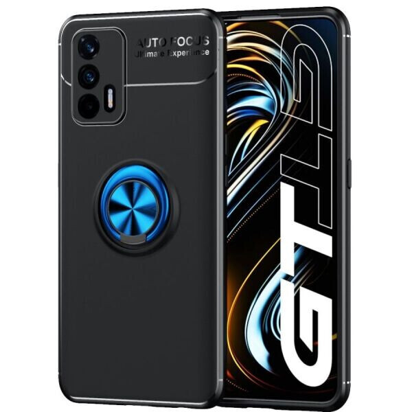 

Защитный чехол UniCase Magnetic Ring для Realme GT - Black / Blue