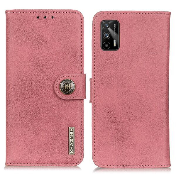 

Чехол-книжка KHAZNEH Wallet Cover для Realme GT - Pink