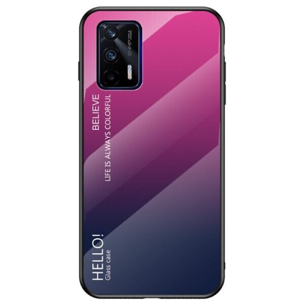 

Защитный чехол Deexe Gradient Color для Realme GT - Rose / Blue