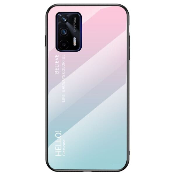 

Защитный чехол Deexe Gradient Color для Realme GT - Pink / Blue