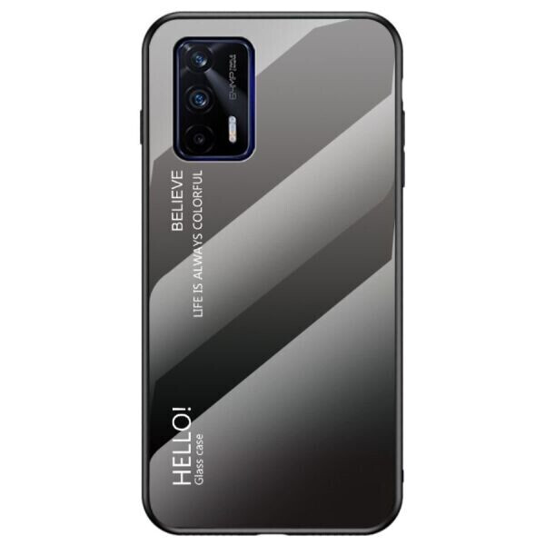 

Защитный чехол Deexe Gradient Color для Realme GT - Black / Grey