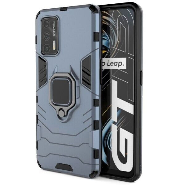 

Защитный чехол Deexe Hybrid Case для Realme GT - Blue