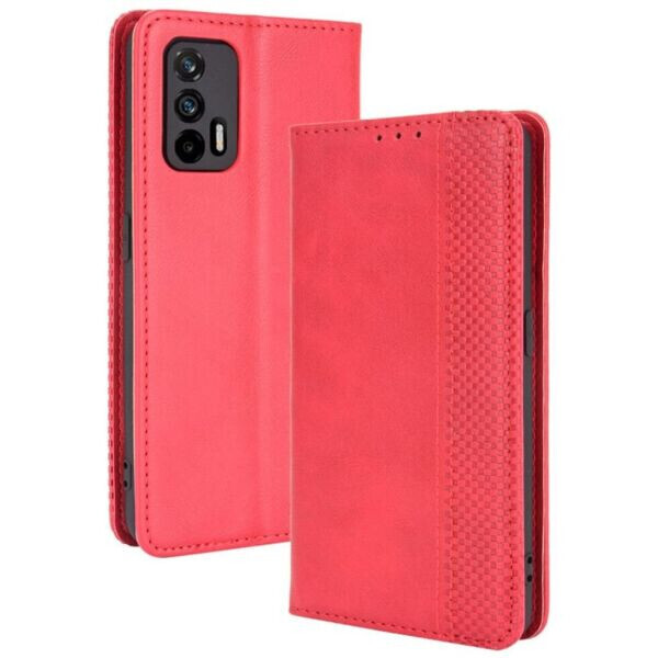

Чехол Deexe Retro Style для Realme GT - Red