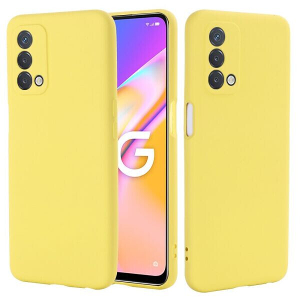 

Защитный чехол Deexe Silicone Case для OnePlus Nord N200 - Yellow